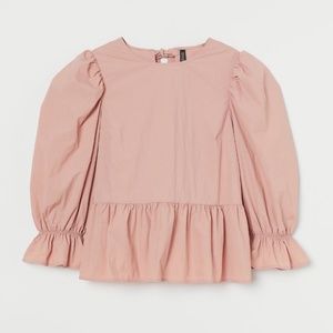 Women's H&M Blouse Light Pink Size L